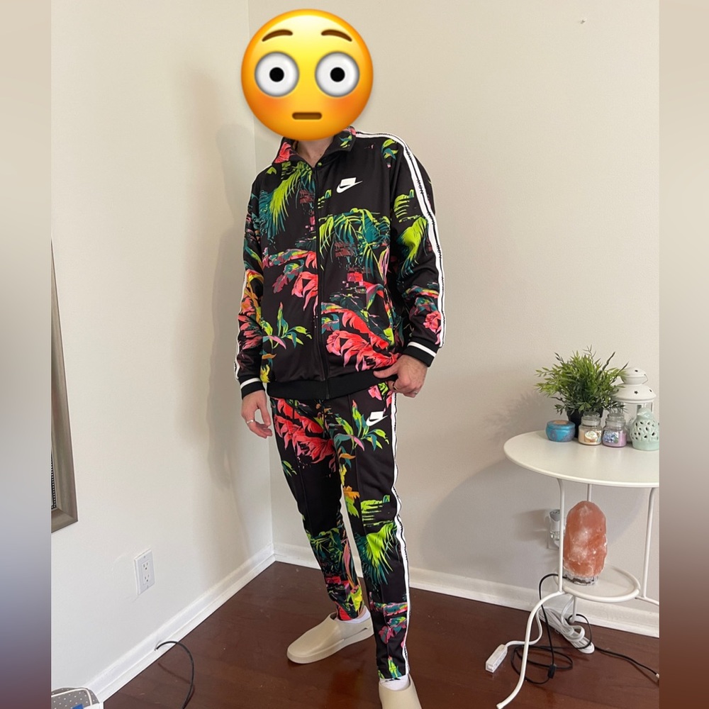 NIKE Sportswear NSW Palm Tree Floral Track Jacket Miami Nights extra Large XL